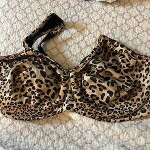 Lane Bryant leopard print underwire bra